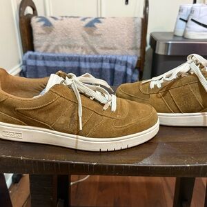 Polo by Ralph Lauren Men's Brown Suede Sneakers